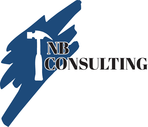 NB-Consulting-logo-512x440 Logo of NB Consulting featuring a white hammer silhouette on a blue abstract shape, with the words "NB Consulting" in white text on the right.